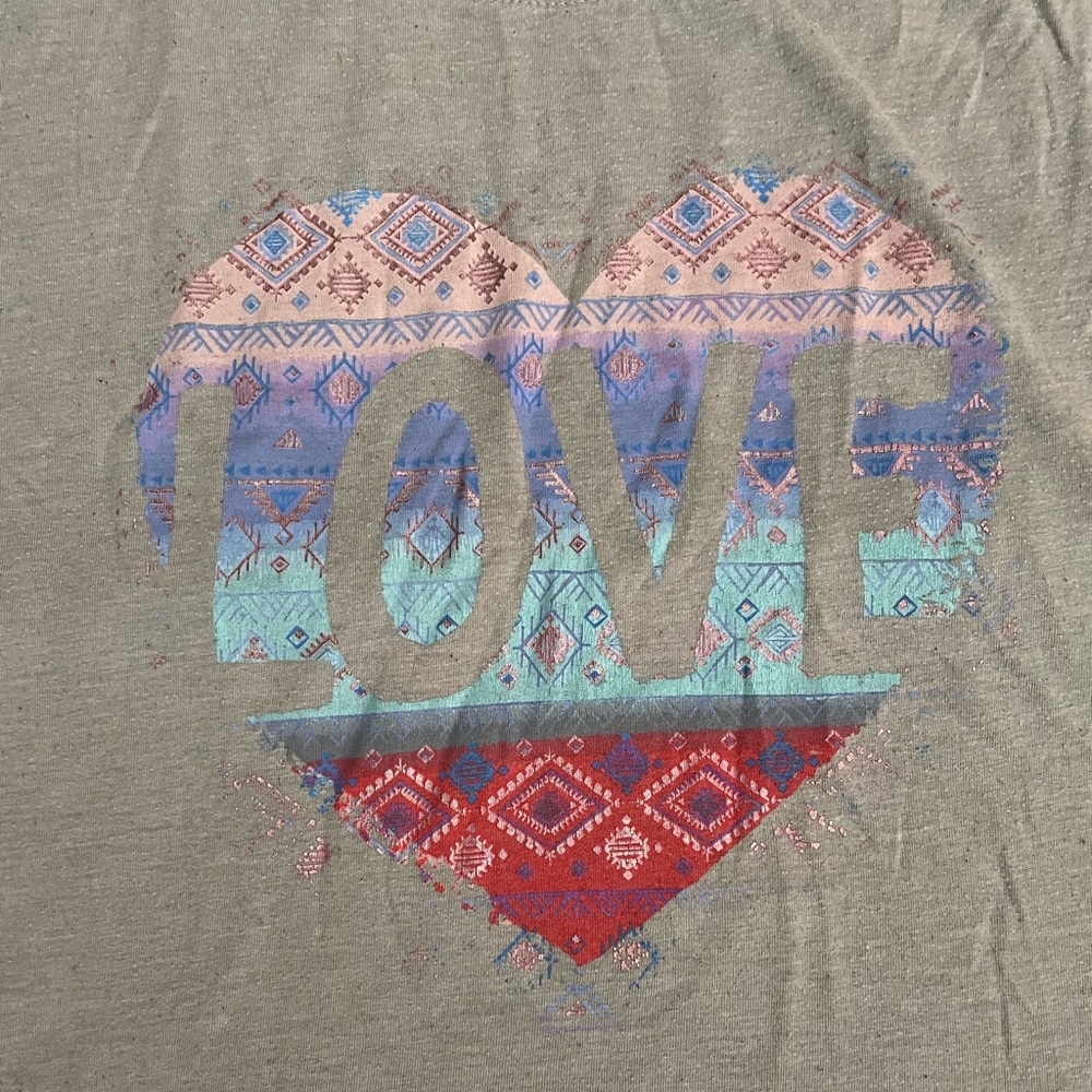 Mudd Girls Top Gray Short Sleeve Polyester Rayon Blend